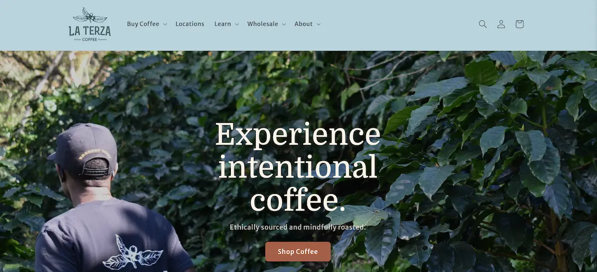 La Terza Coffee hero image