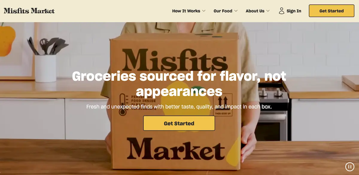 Misfits Market hero image
