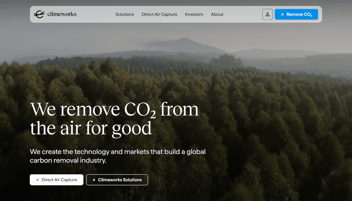 Climeworks hero image