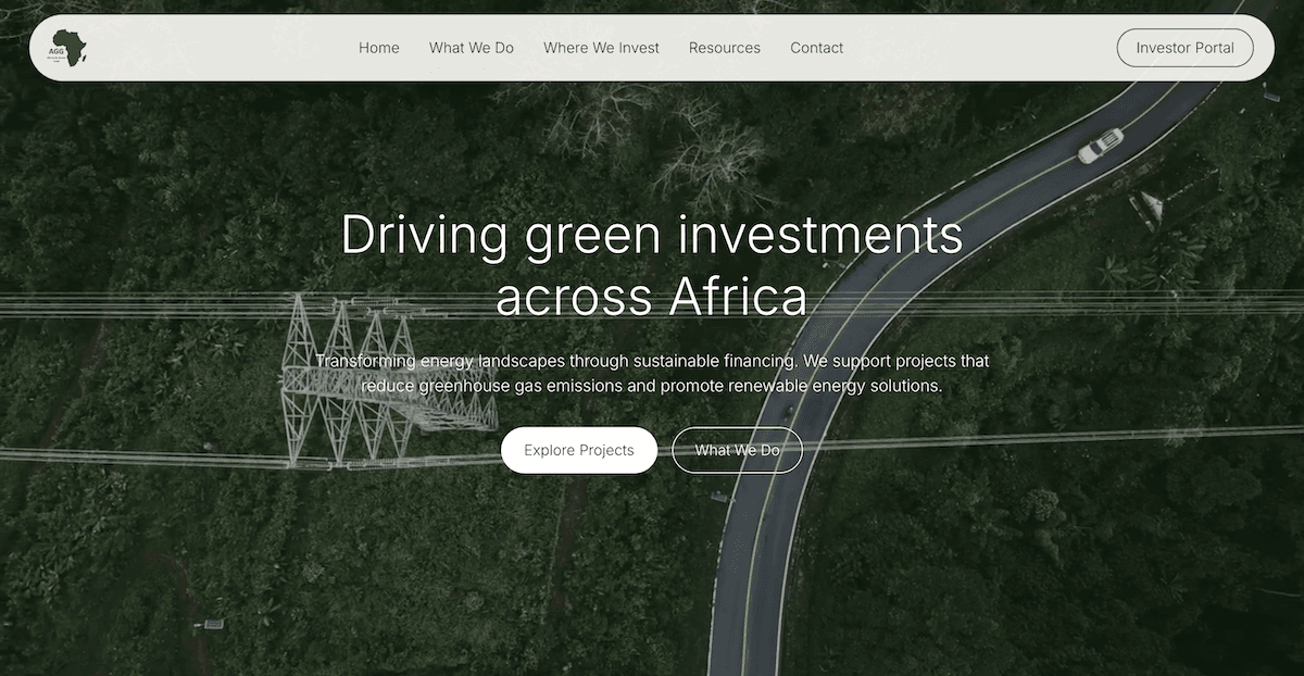 AfricaGoGreen Fund hero image
