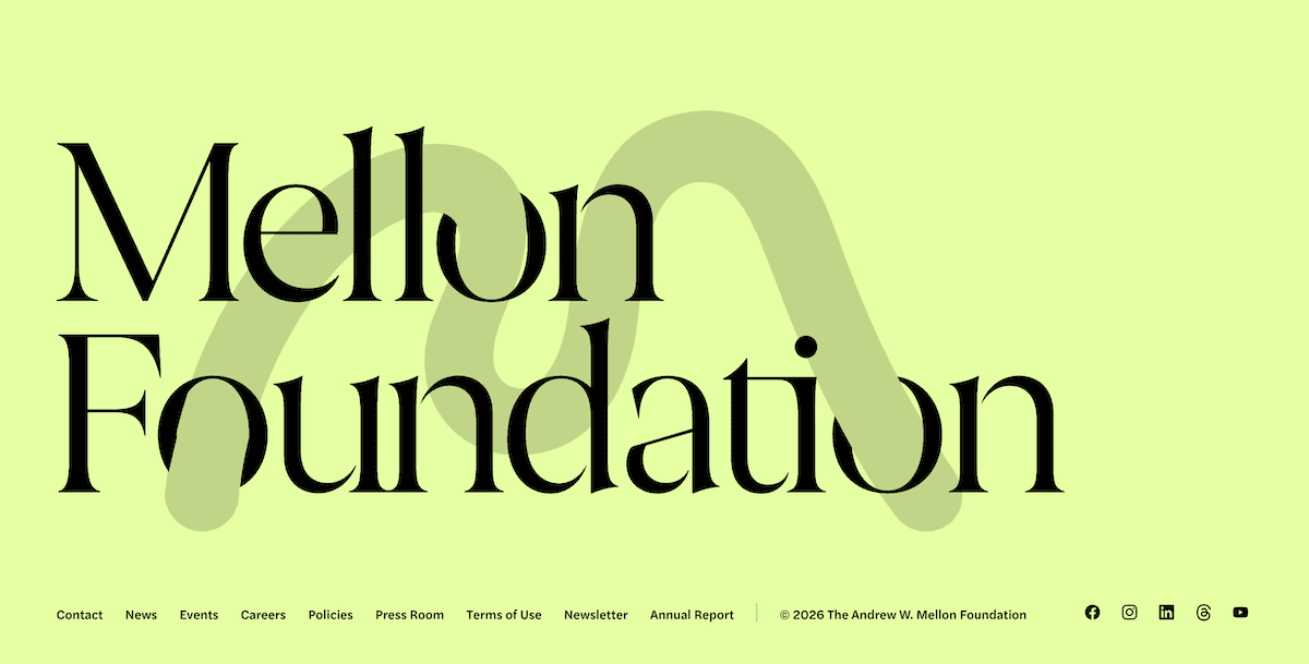 Mellon Foundation hero image