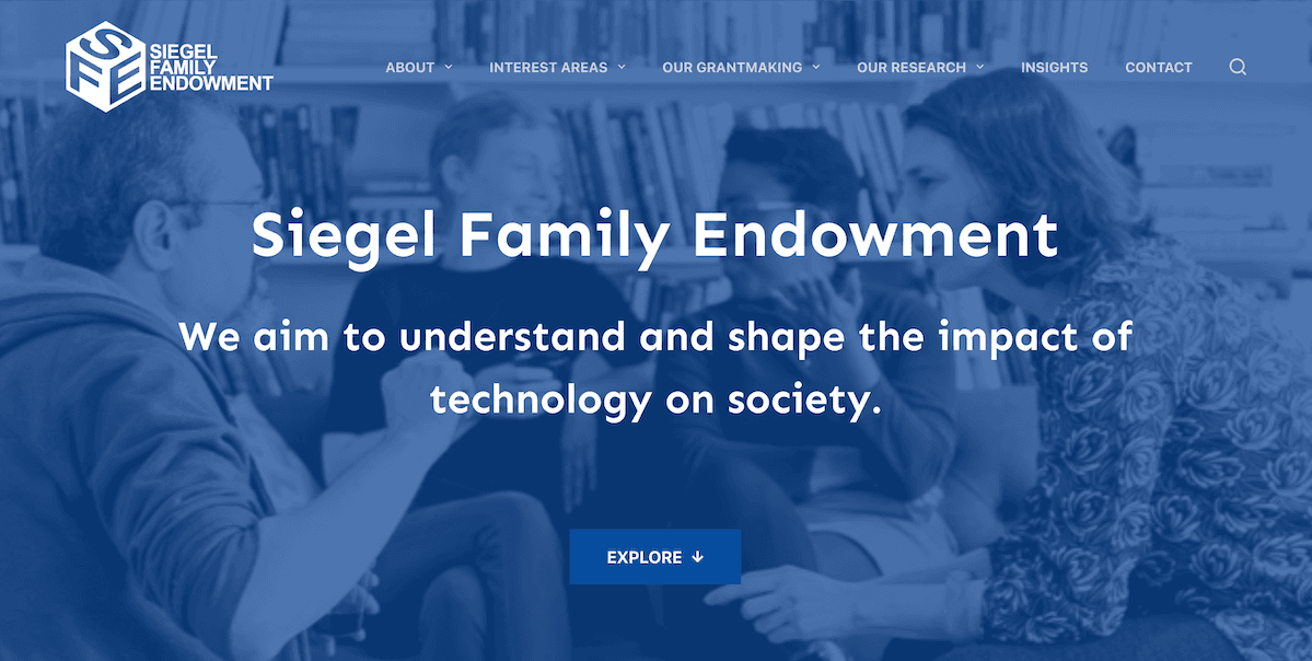 Siegel Family Endowment hero image