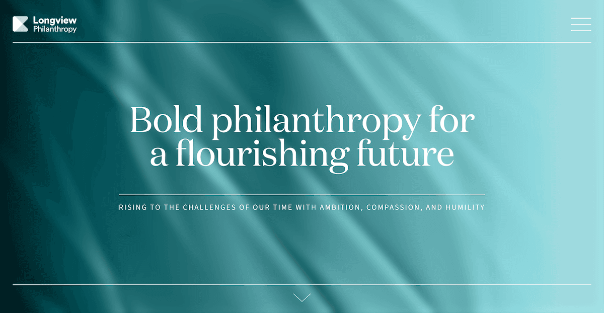 Longview Philanthropy hero image