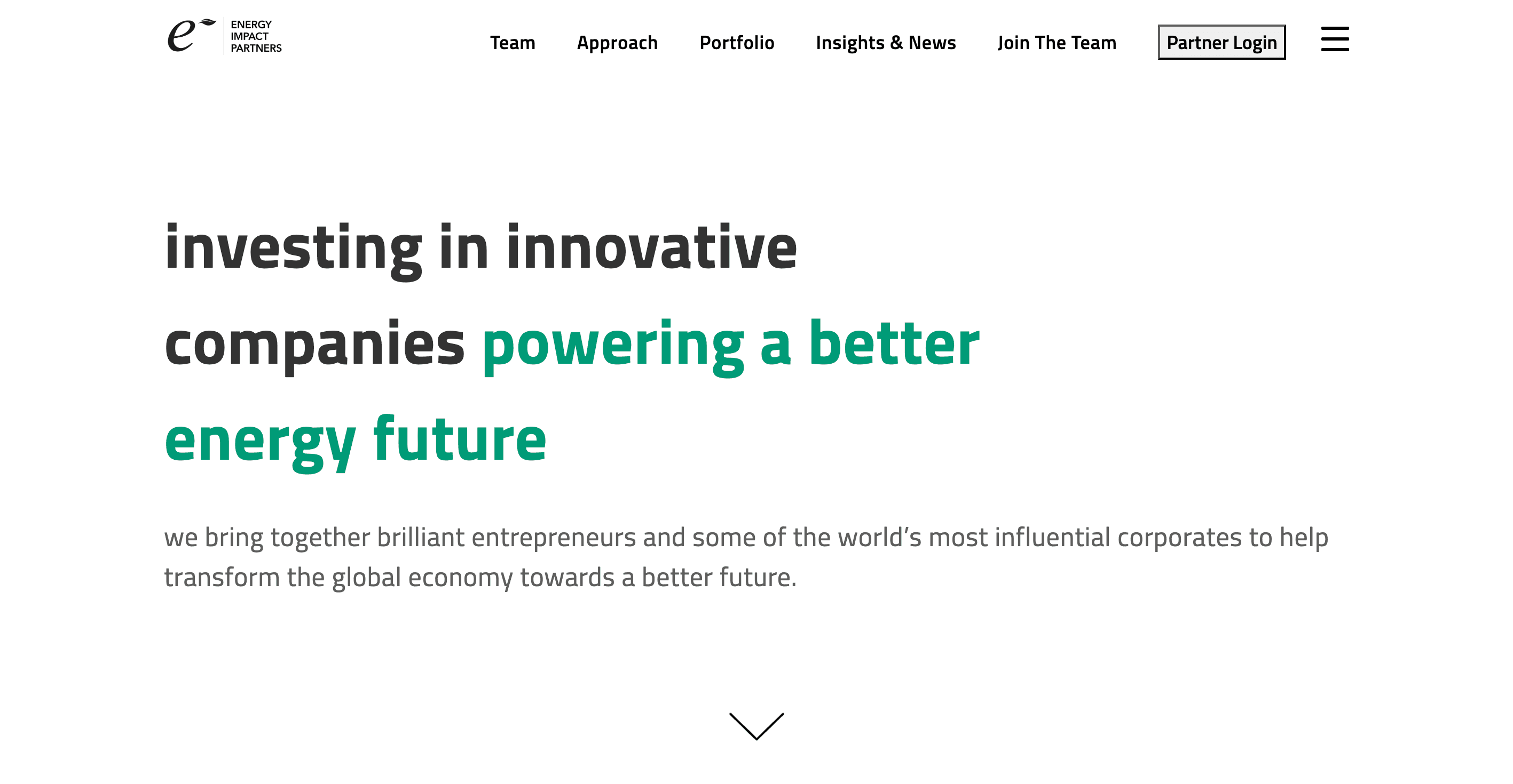 Energy Impact Partners hero image