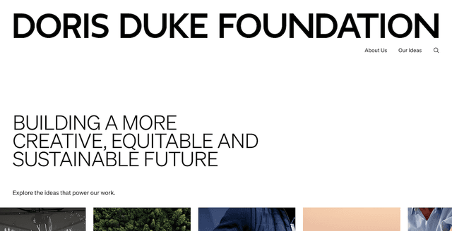 Doris Duke Foundation hero image