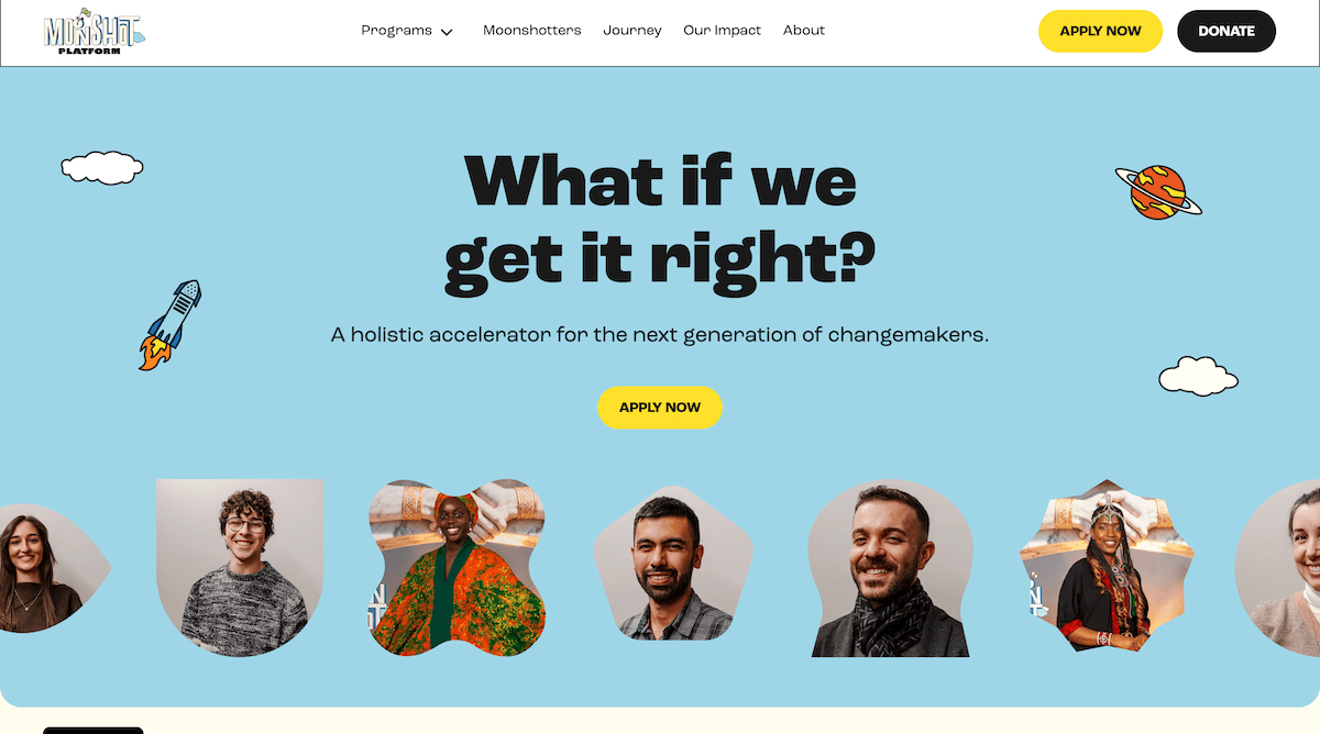 Moonshot Platform hero image
