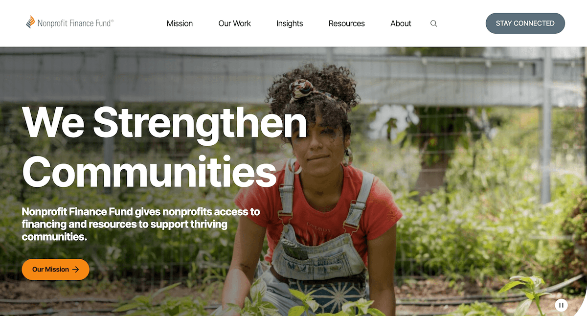 Nonprofit Finance Fund hero image