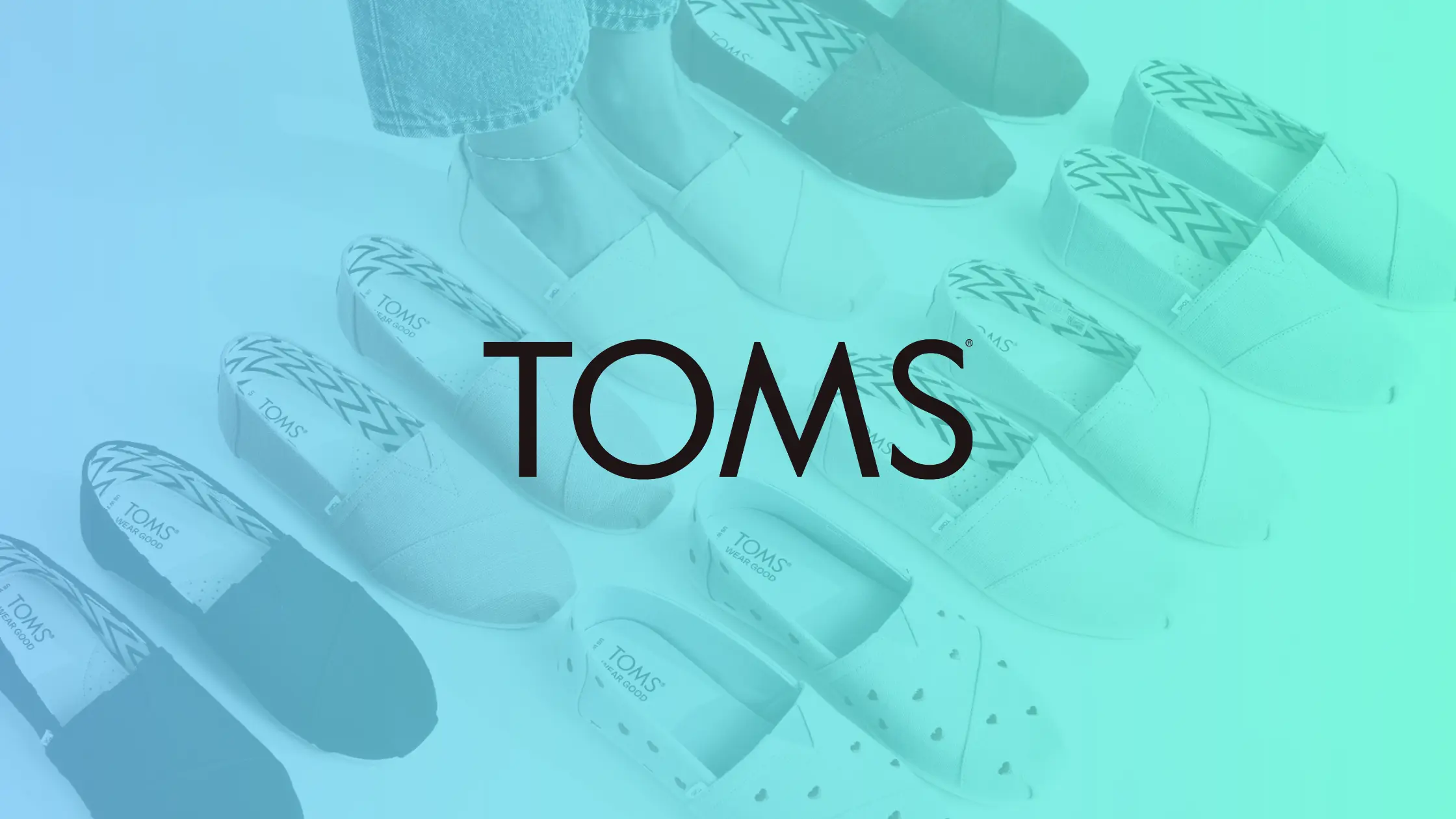 TOMS Shoes canvas slip-on alpargata shoes representing the company's One-for-One social impact business model case study