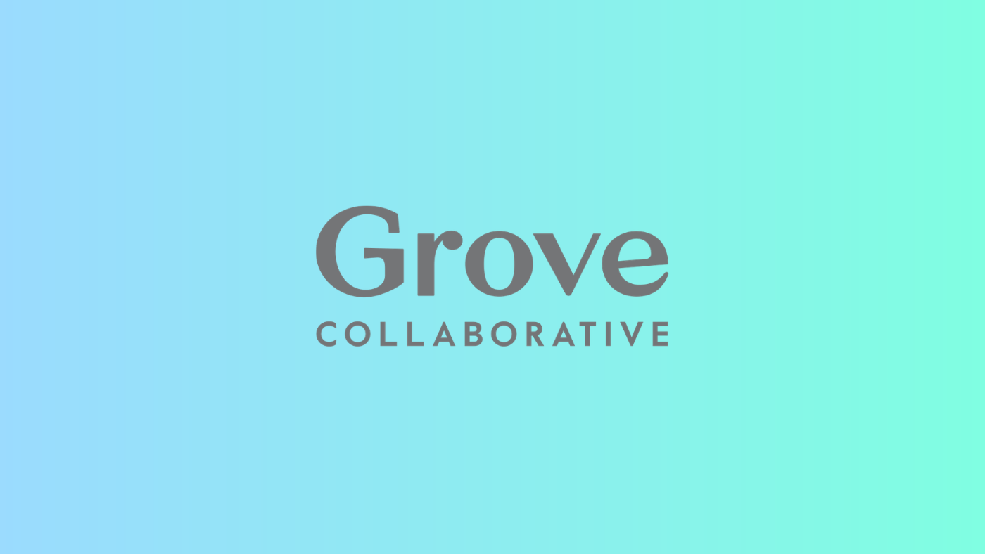 Grove Collaborative business case study showing the company's journey from sustainable cleaning product startup to public company, including financial metrics and environmental impact data