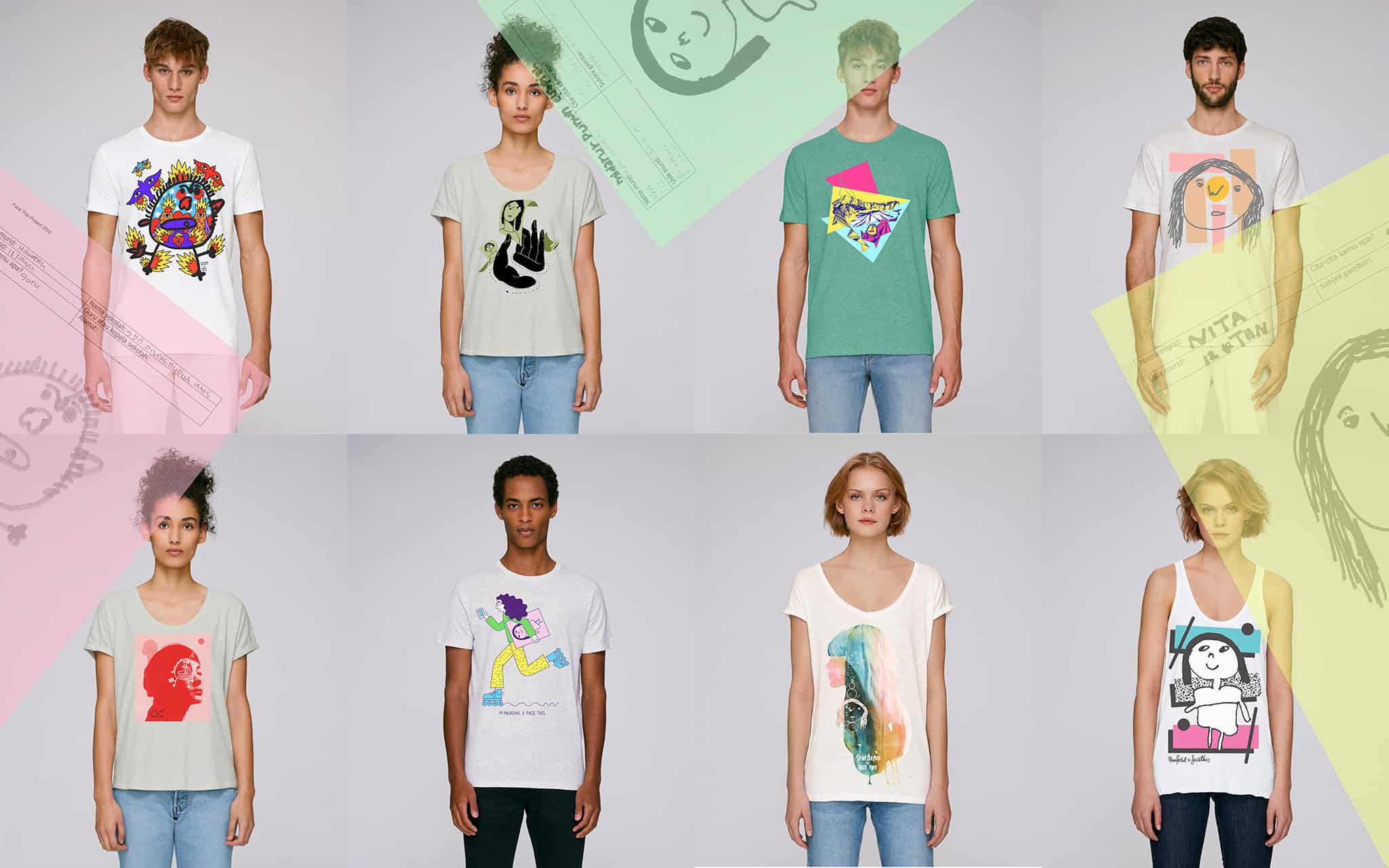 Artists Collaborate With Indonesian School Kids On New T-Shirt Designs