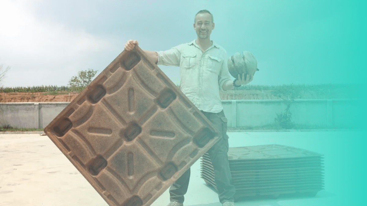 CocoPallet Aims to Disrupt the World of Shipping Through Circular and 100% Bio-Degradable Pallets
