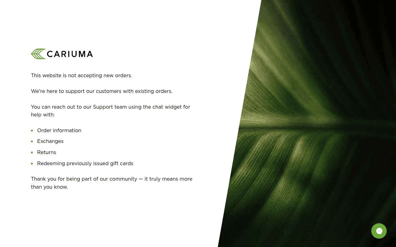 Cariuma preview