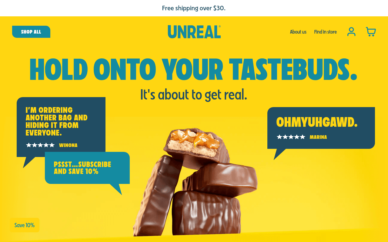 Unreal Snacks preview