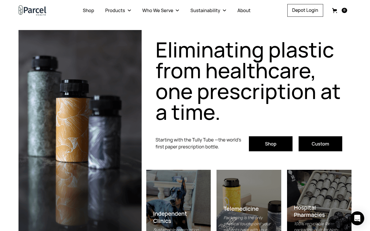Parcel Health hero image