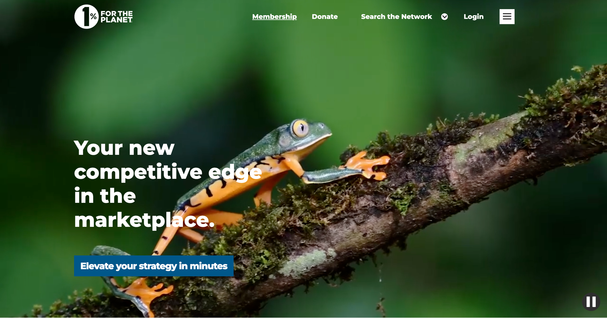 One Percent for the Planet Homepage