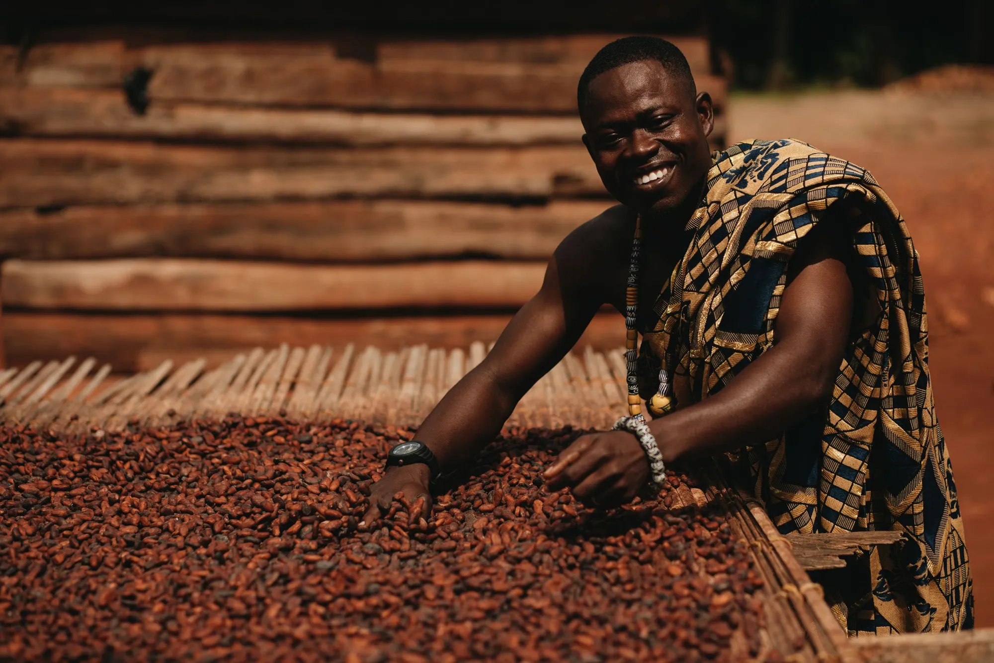 cocoa farmer in Africa