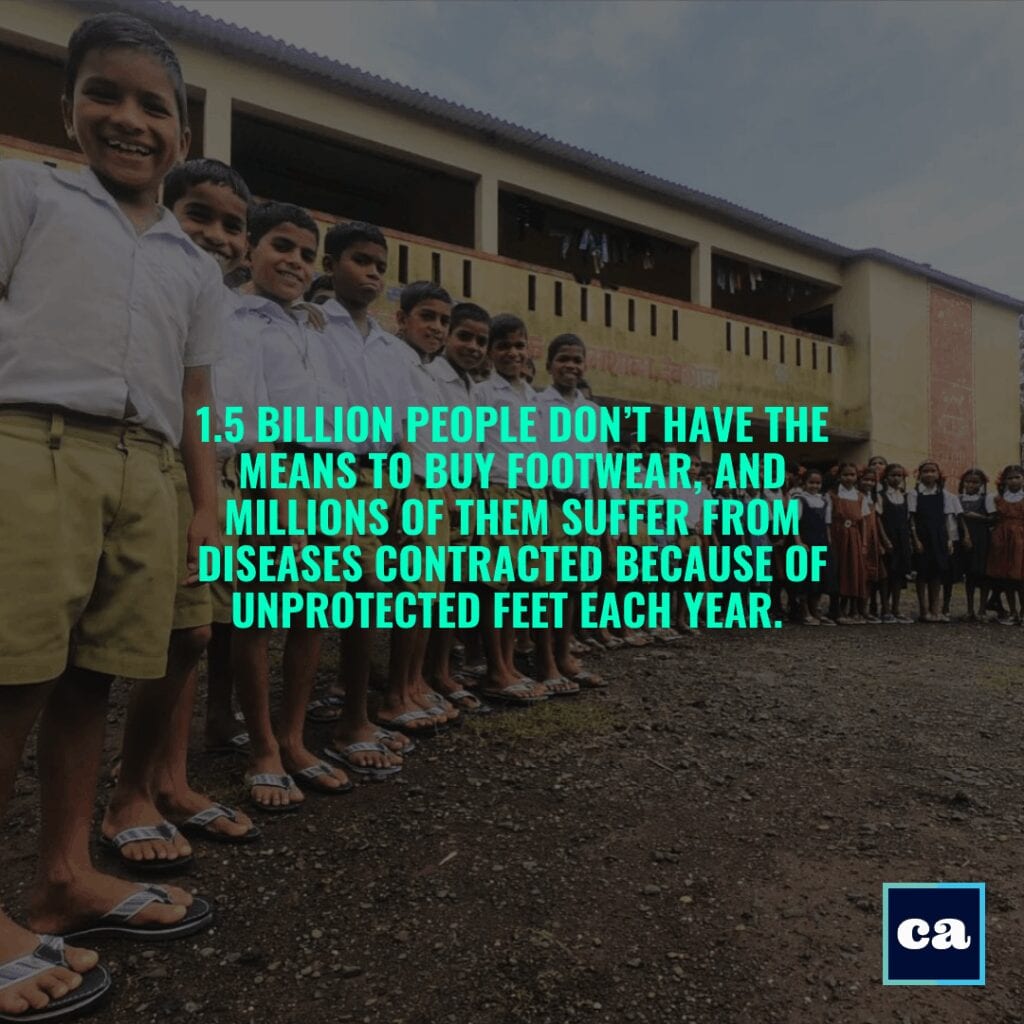 Greensole Created Upcycled Slippers for Underprivileged Children in India