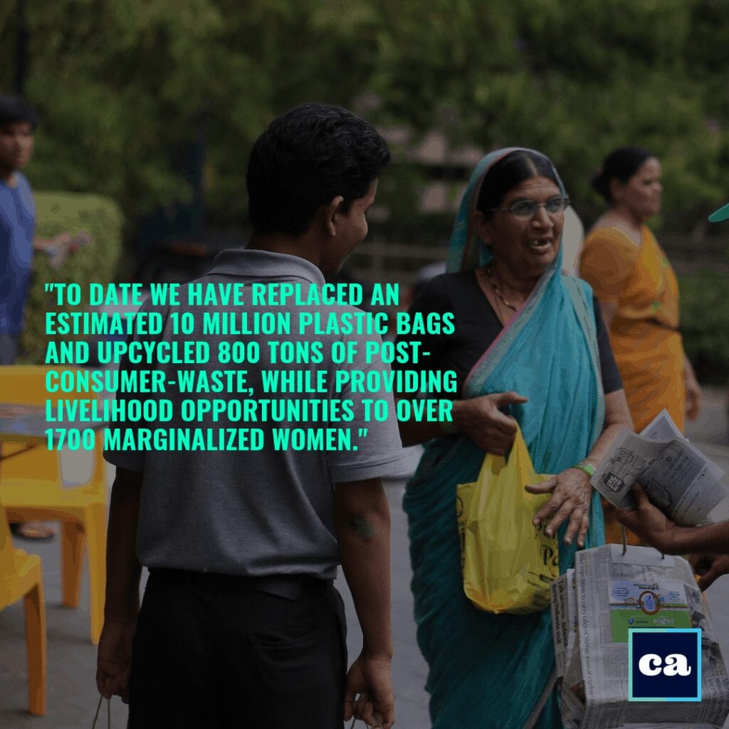 This Social Entrepreneur Empowers Marginalized Women to Fight India’s Plastic Crisis