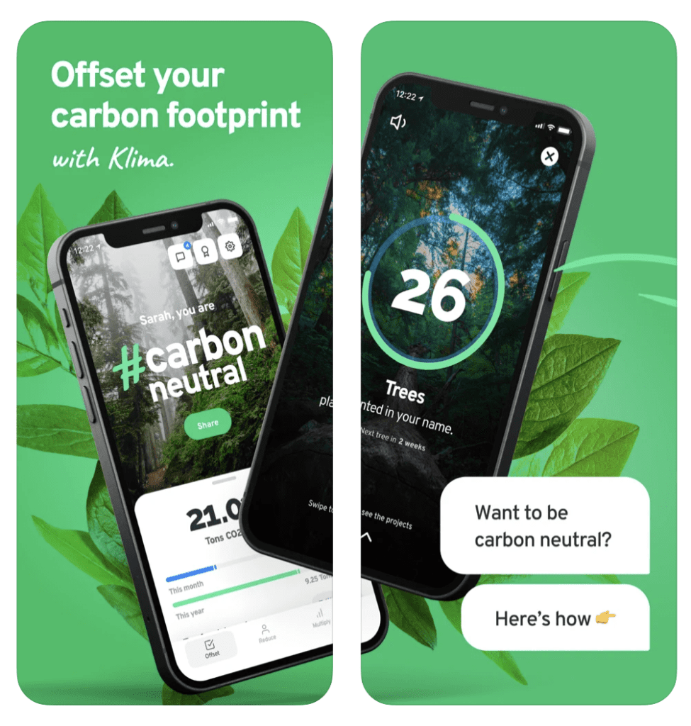 Klima offset your carbon footprint