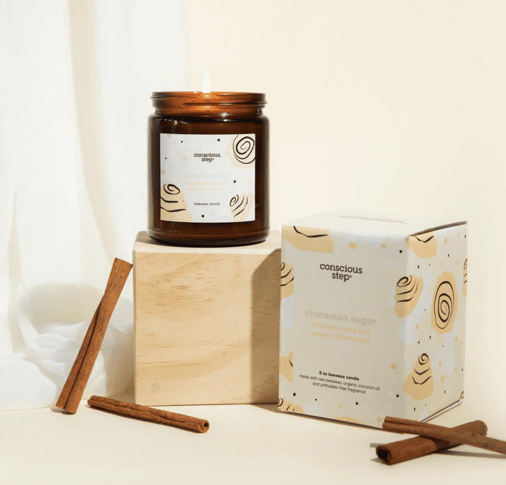 Cinnamon Sugar Candle from Conscious Step