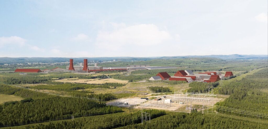 Large-Scale H2 Green Steel Plant